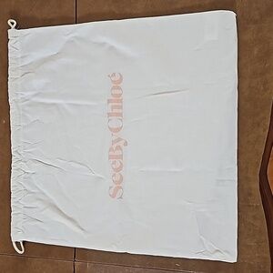 New Chloe Dust Bag - Unused, 17.5” x 17.5”, Perfect for Travel & Bag Storage